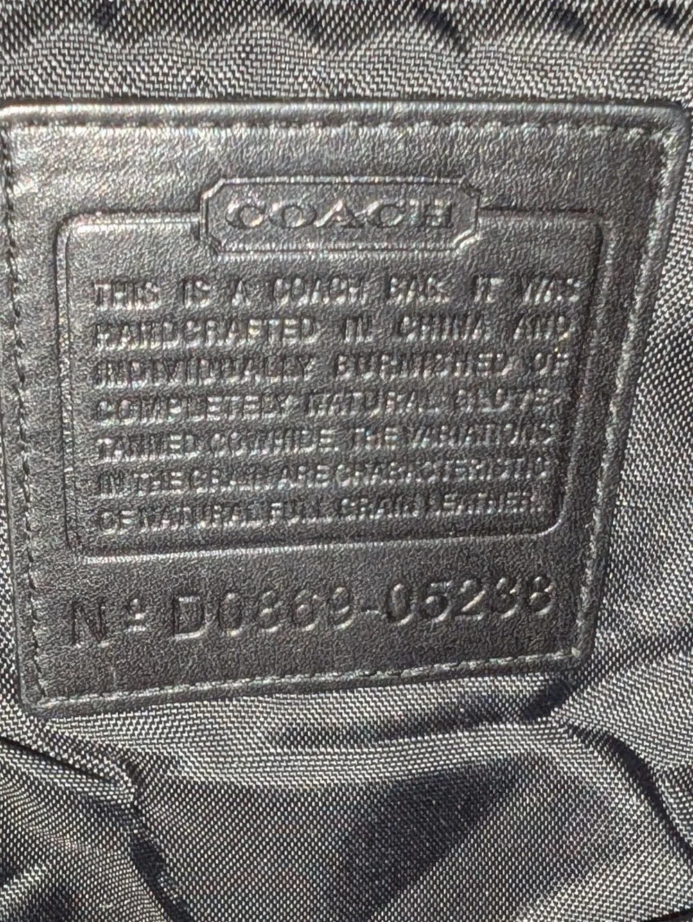 Coach Logan Leather Briefcase 5238